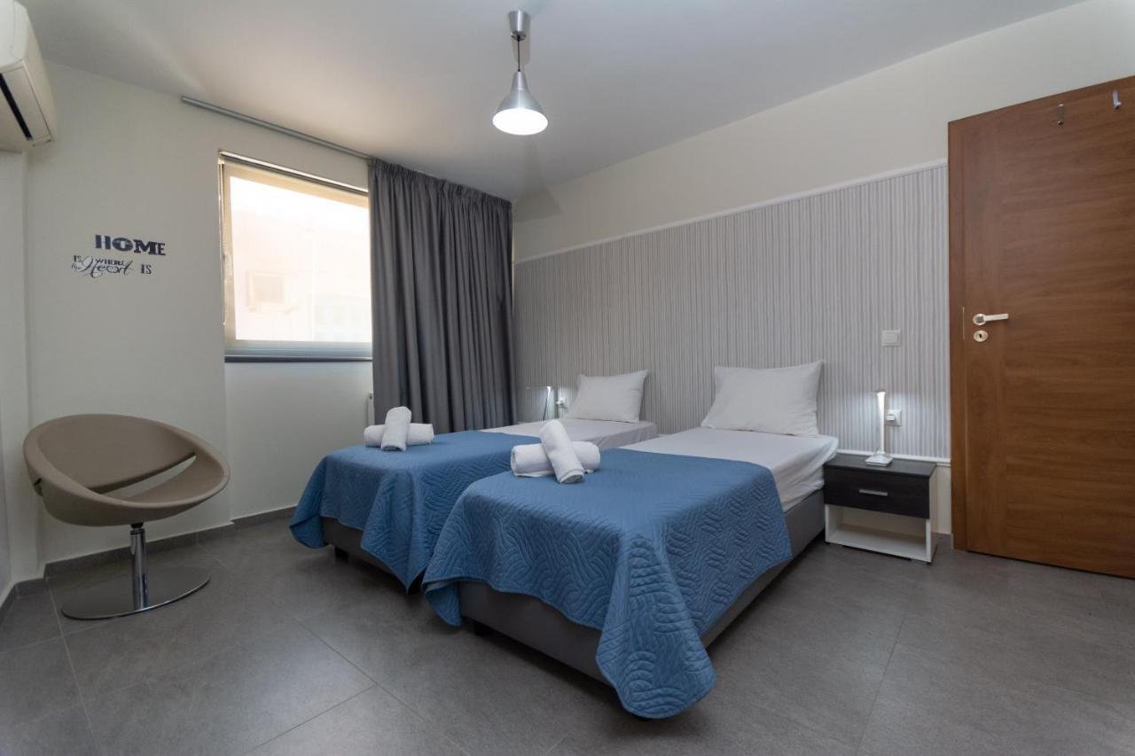 Spacious Fully Equipped 3Bd 2Bath Apt In The Heart Of City With Balconies Ac And Fast Wifi #1 Iráklio Kültér fotó